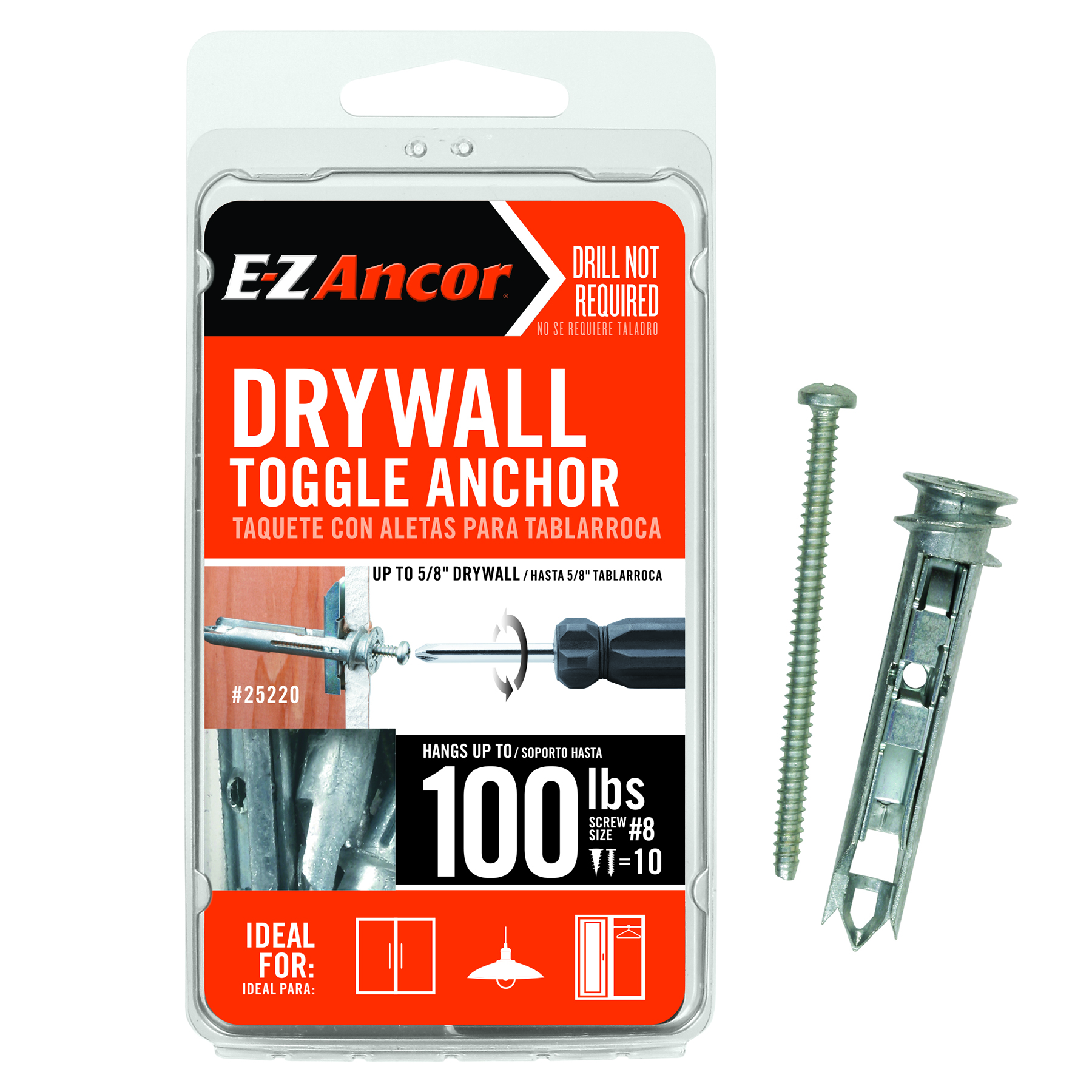 How To Use Ez Anchor Drywall Toggle